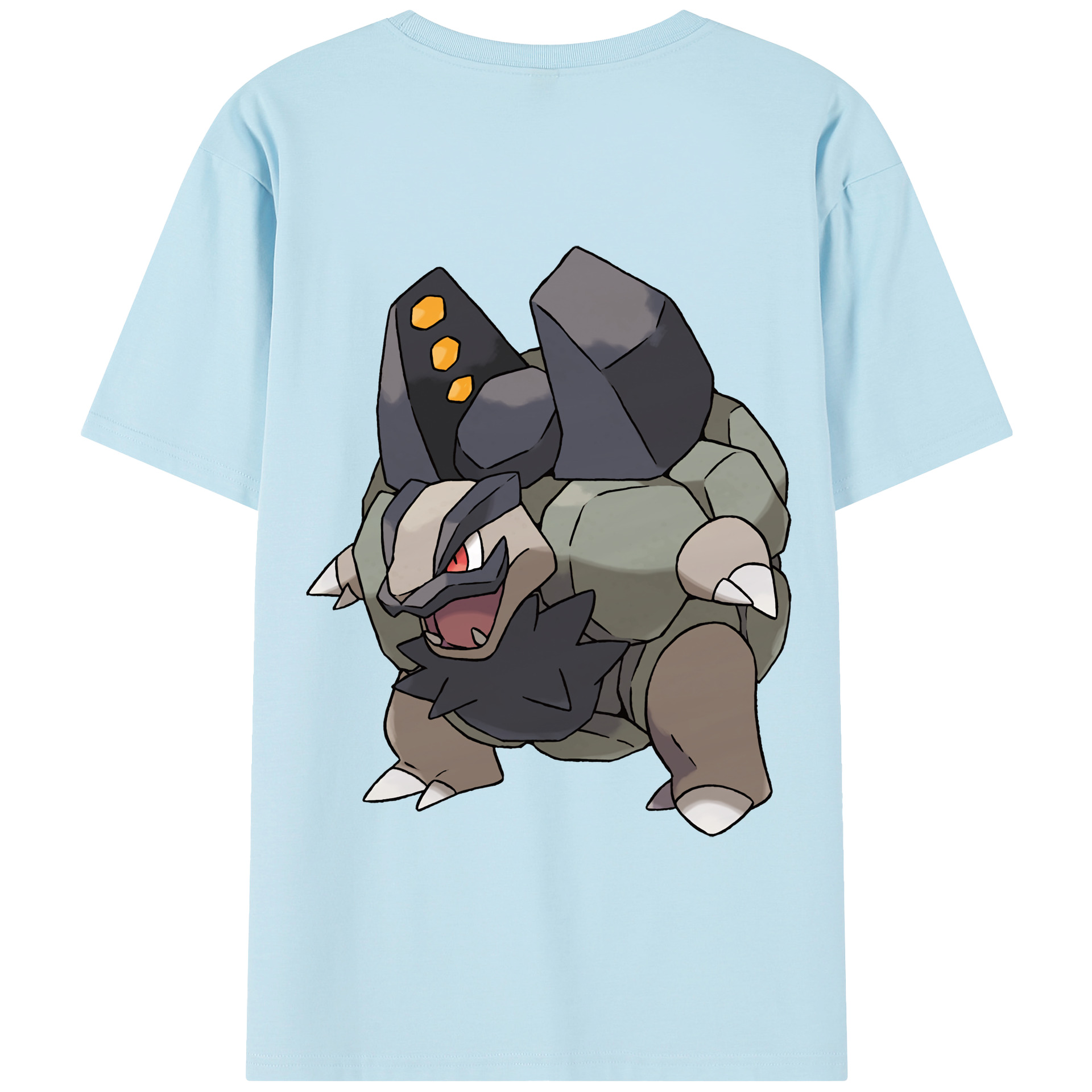 （画像用） ポケットモンスター Pokémon 綿100％半袖Tシャツ（背面プリント）